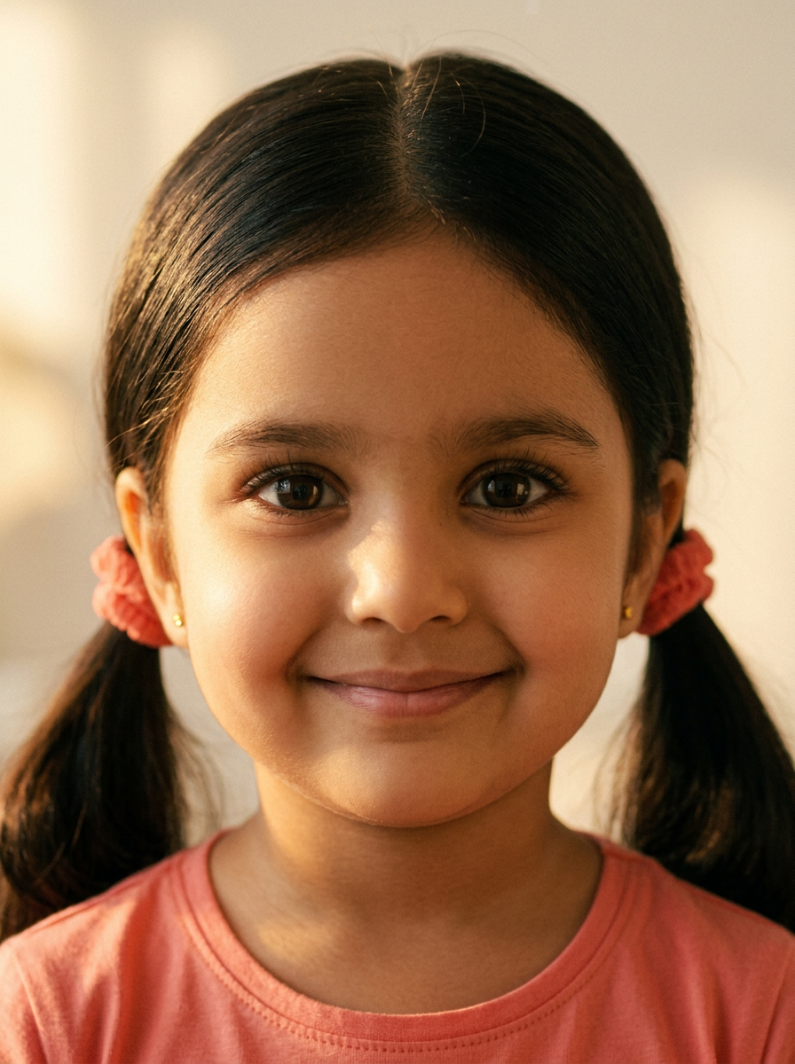 Example photo submitted for Priya — clear face, good lighting