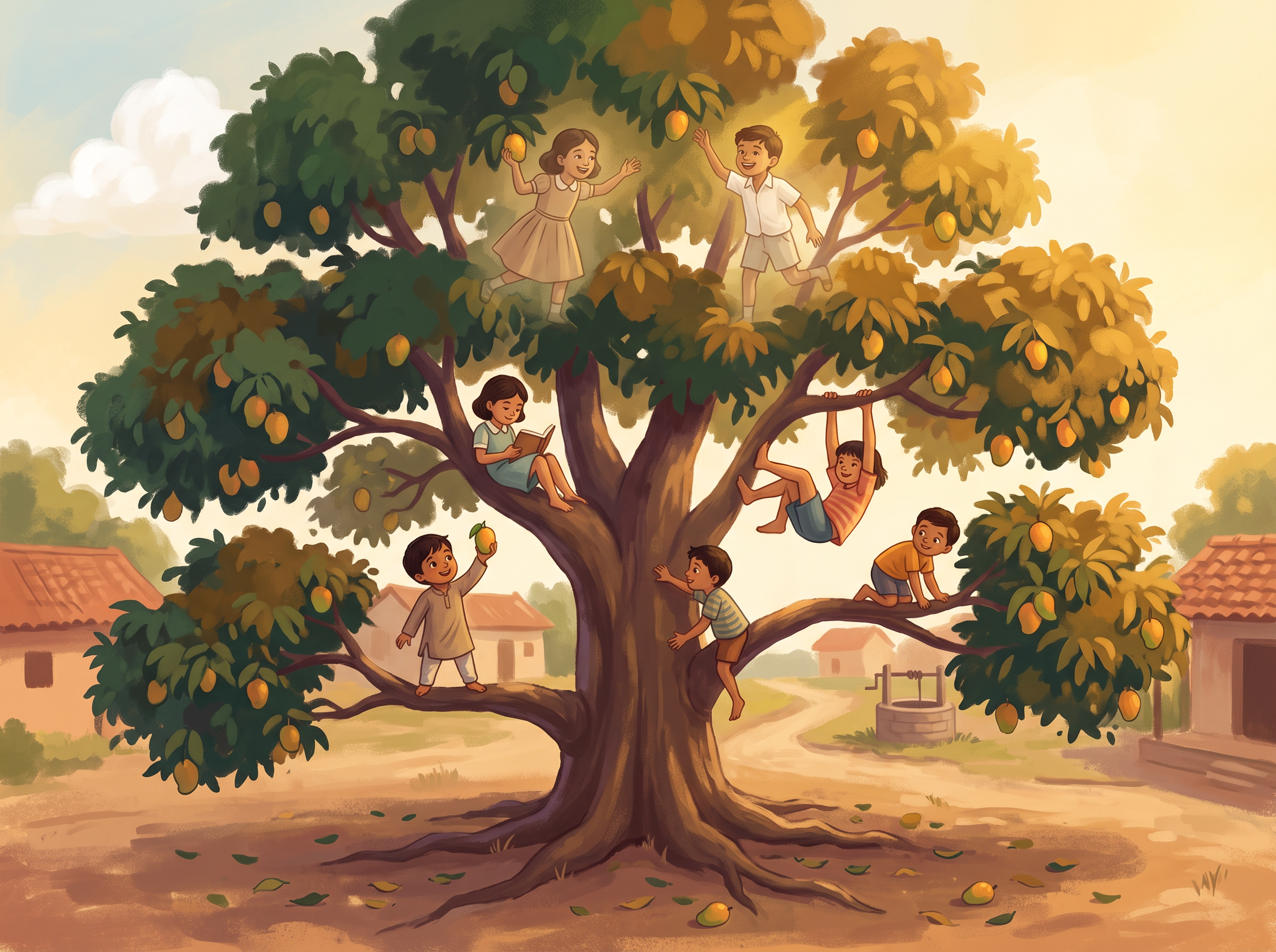 The Mango Tree's Last Summer Secret — Monsoon Chronicles story illustration